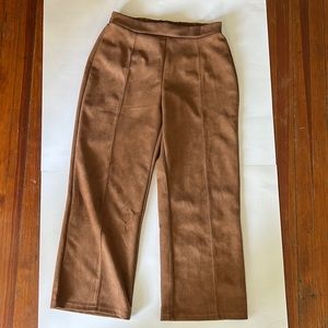 Suede Bronze Slacks